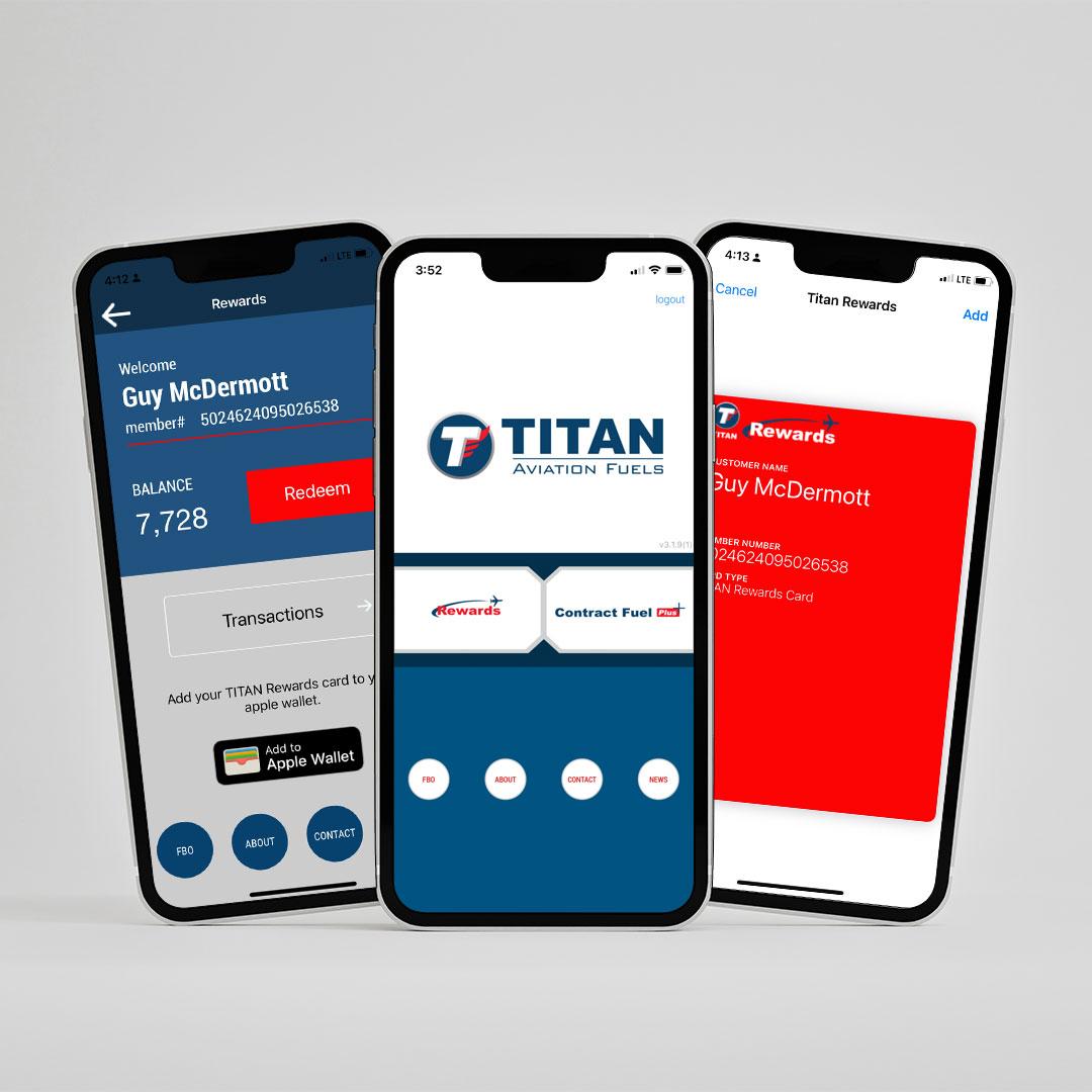 TITAN Rewards card Mobile Wallet